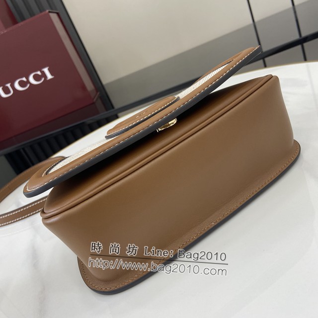 Gucci專櫃古馳最新款Blondie系列迷你肩背包斜挎女包 jh2147型號：815700